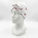 Rebrovaná čelenka - kvetinky