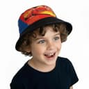 Detský letný klobúk Cars pre chlapcov - tmavomodrý