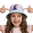 Detský letný klobúk Frozen pre dievčatá - modrý