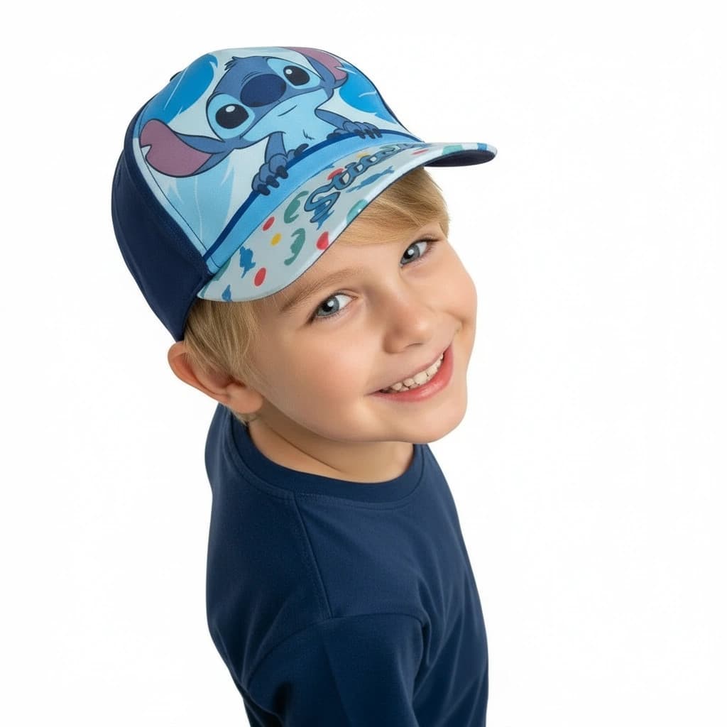 Chlapčenská šiltovka so Stichtom - tmavomodrá