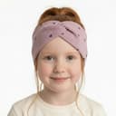 Rebrované čelenky Srdiečko - staroružová