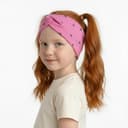 Rebrované čelenky Srdiečko - ružová