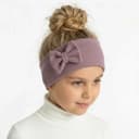 Rebrované čelenky Mašlička - staroružová