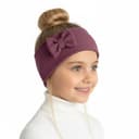 Rebrované čelenky Mašlička - fialová