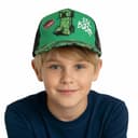 Chlapčenská šiltovka Minecraft - zelená