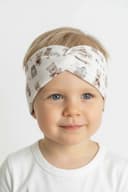 Rebrovaná čelenka - čítajúci macko