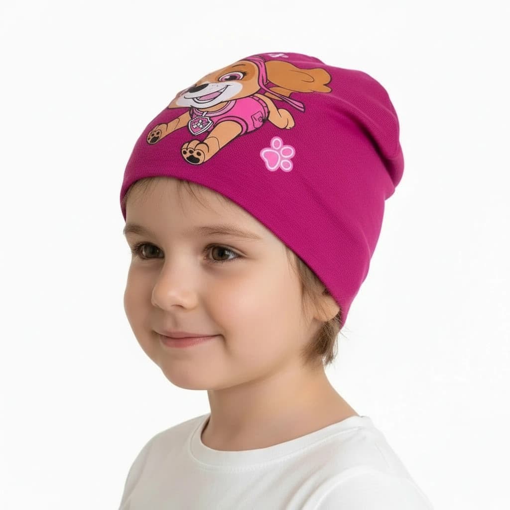 Dievčenská letná čiapka so Skye - fialová