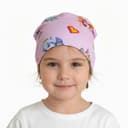 Dievčenská letná čiapka so Skye - bledoružová