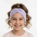 Rebrovaná čelenka - fialová