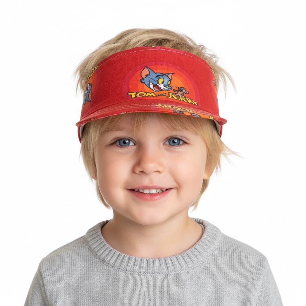 Chlapčenský letný šilt Tom a Jerry - červená