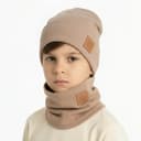 Prechodná čiapka s nákrčníkom Prime - hnedá