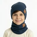 Prechodná čiapka s nákrčníkom Prime - tmavomodrá