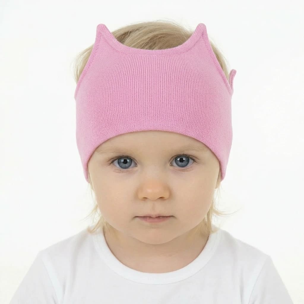 Detská korunka - bledoružová