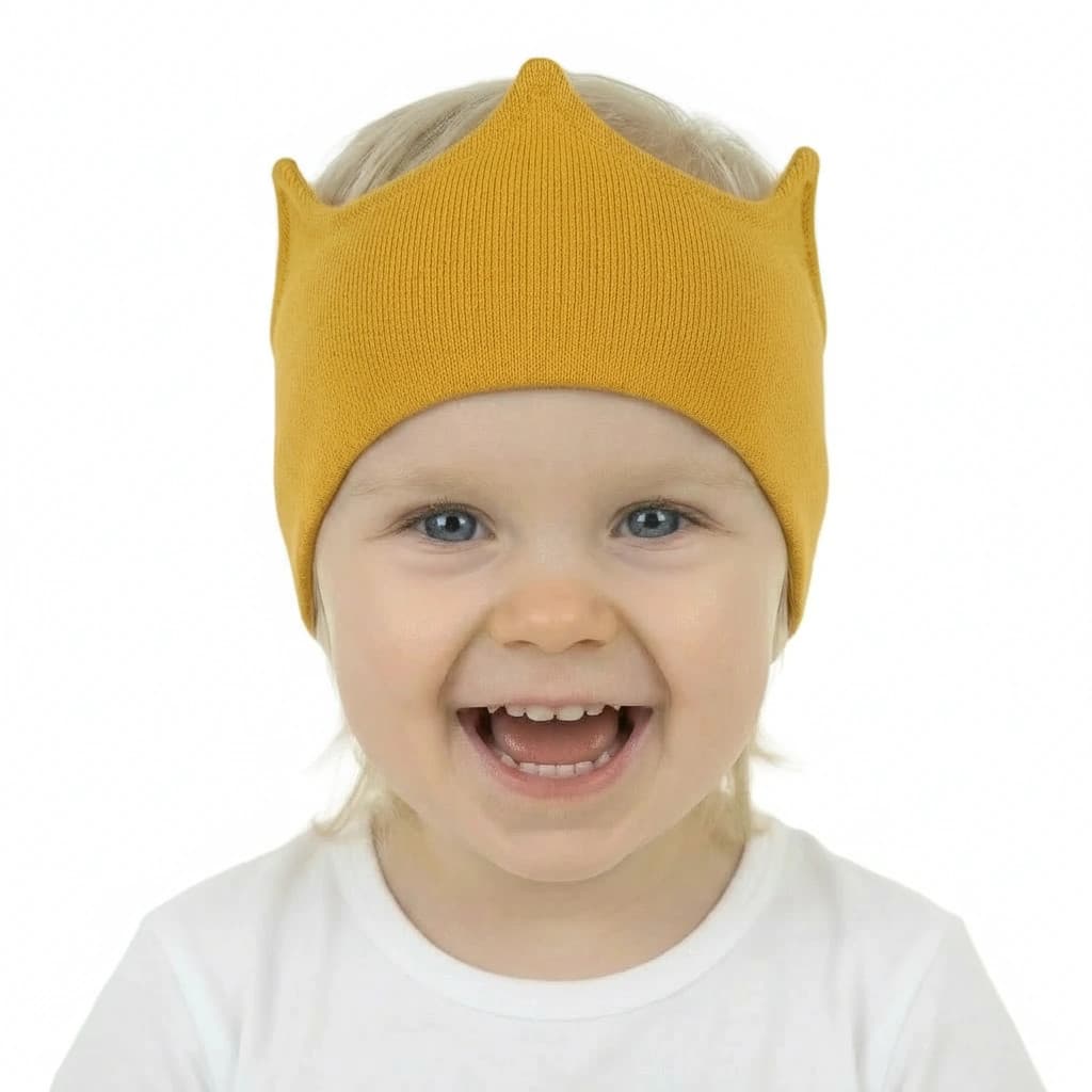 Detská korunka - žltá