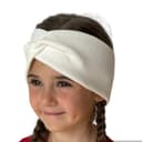 Rebrovaná čelenka - biela