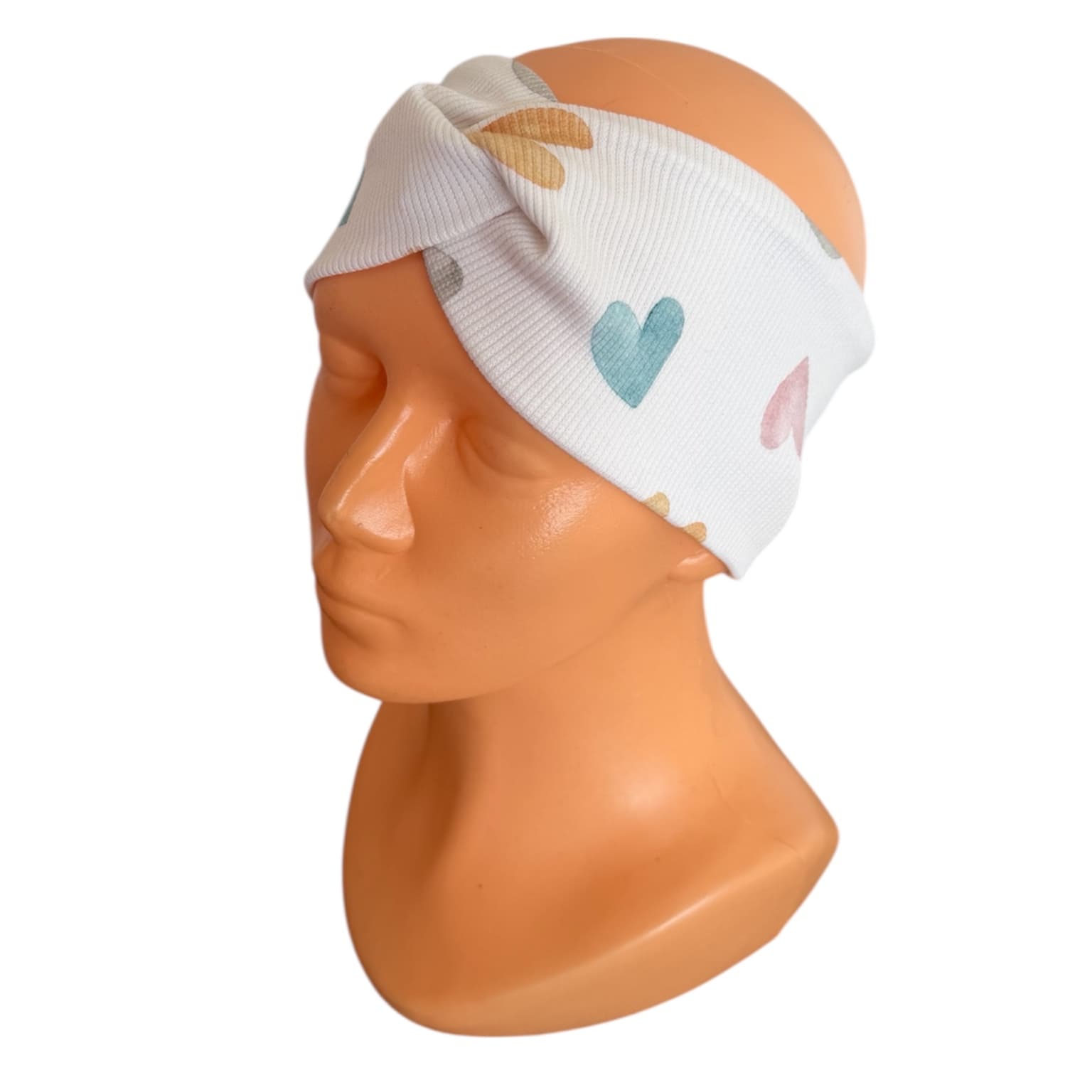 Rebrovaná čelenka - srdiečka